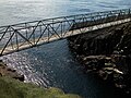 Fußgängerbrücke von Mykines zum Mykineshólmur