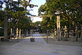 南宮神社前の参道