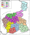 Administrative division of Congress Poland, 1907