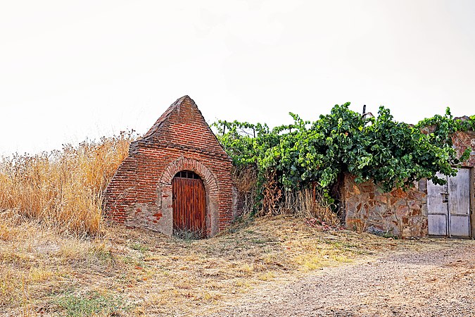 Underground bodegas in Parada de Rubiales