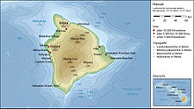 Topografio de Hawaii