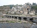 Steinbrücke über die Beaume in Labeaume (Frankreich)