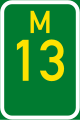 File:SA road M13.svg