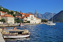 Perast en la Baia de Kotor