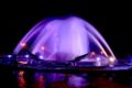 The fountain at night