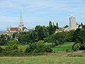 La cathédrale d'Autun et la Tour des Ursulines