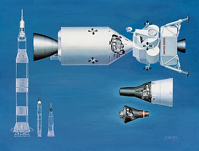 Size comparison of NASA spacecraft, by NASA/Davis Paul Meltzer