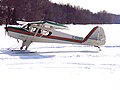 1975 model Taylorcraft F-19 on skis