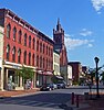 View south on Ontario Street, Cohoes, NY, USA