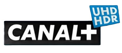 Logo de Canal+ UHD HDR, non utilisé à l'antenne