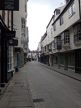 Stonegate in York 1 May 2020