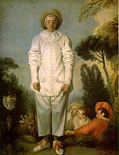 Antoine Watteau, Pierrot, 1717–1719, Musée du Louvre, Paris