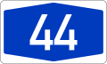 File:Bundesautobahn 44 number.svg