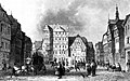 Gießener Marktplatz um 1840