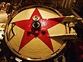 Some equipment inside old submarine B-413 (Б-413) that is now installed as an memorial ship in the center of Kaliningrad