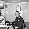 Piet de Jong in 1958 of 1959 in marineuniform