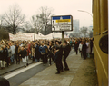 Hafenstraße: Beginn der gewalttätigen Demonstration am 20. Dezember 1986