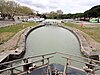 Schleusenbecken des Canal du Midi in Carcassonne