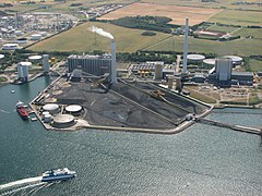 Exterior of Asnæs Power Station