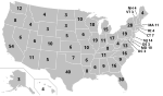 Electoral map, 2024 election