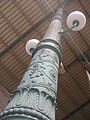 Gare du Nord, Paris lamp post detail