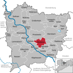 Niederau – Mappa