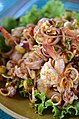 'Phla kung': a spicy prawn salad with fresh lemongrass