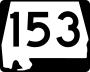 State Route 153 marker