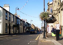 Carnoustie High Street, ifølge traditionen stedet hvor slaget ved Barry foregik