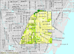 U.S. Census Bureau map showing village boundaries