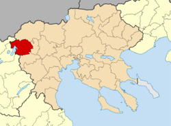 Locator map for Edessa municipality in Greek region Central Macedonia (2011)の位置図