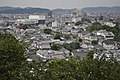 阿智神社境内より倉敷市街を望む