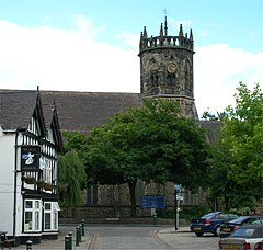 Atherstone, the administrative centre of the borough and one of the two towns