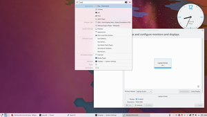 Debian-da KDE Plazma masa üstü