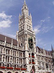 New Town hall (Neues Rathaus) at Marienplatz