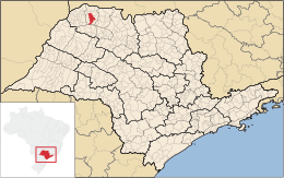 Fernandópolis – Mappa