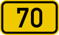 File:Bundesstraße 70 number.svg