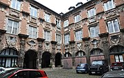 Hôtel de Clary: façades on courtyard.