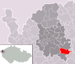 Krásno – Mappa