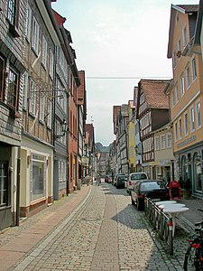 Fachwerkhäuser, Weidenhäuser Straße in Weidenhausen