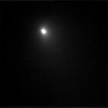 This image is a compilation of nine images that were taken on June 15, 2005 through the clear filter of the medium resolution camera. The spacecraft is 16,896,900 kilometers (10,499,250 miles) away from the comet. This image is displayed on a linear scale that enhances the comet's coma.