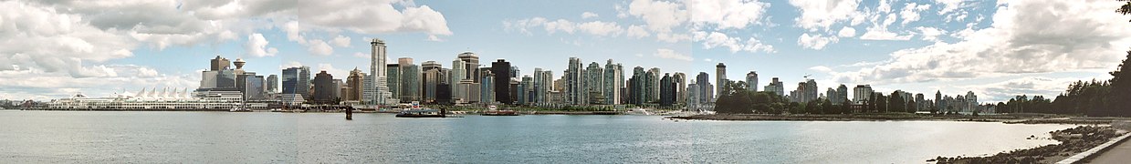 skyline from Stanley Park