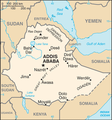 CIA map of Ethiopia