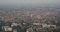 Vista di Forlì dall'aereo in inverno