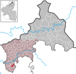 Läget för Güllesheim i Landkreis Altenkirchen