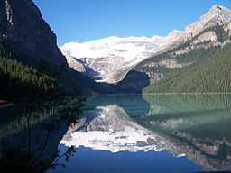 Lake Louise Ski Resort i augusti 2005