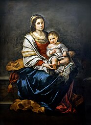 La Vierge au chapelet (1650) Musée Goya.