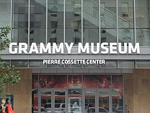 Front entrance of the Grammy Museum, Los Angeles