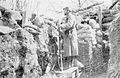 Un guetteur au Bois Foulon en 1914-1918.