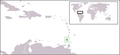 Location map for Grenada